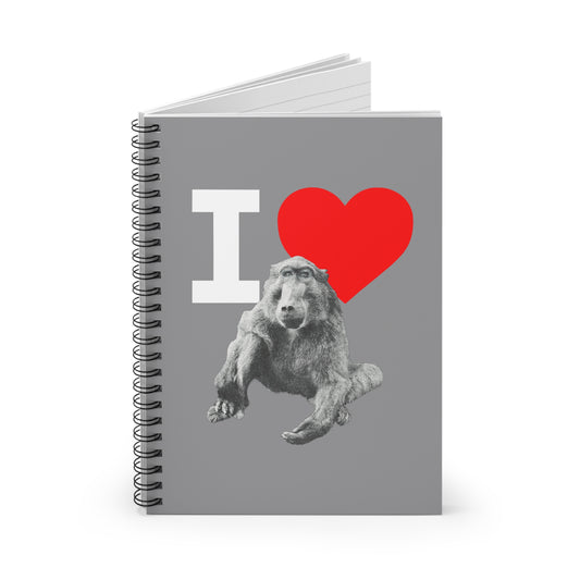 I Love Cindy Notebook (white I)