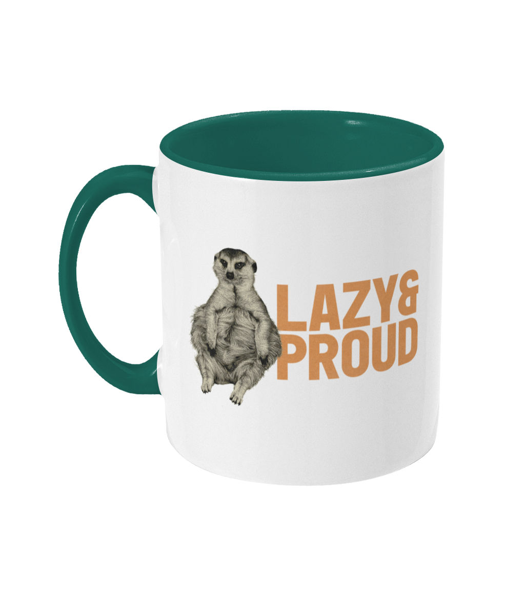 Minki Lazy & Proud Mug (UK and other customers, not US)