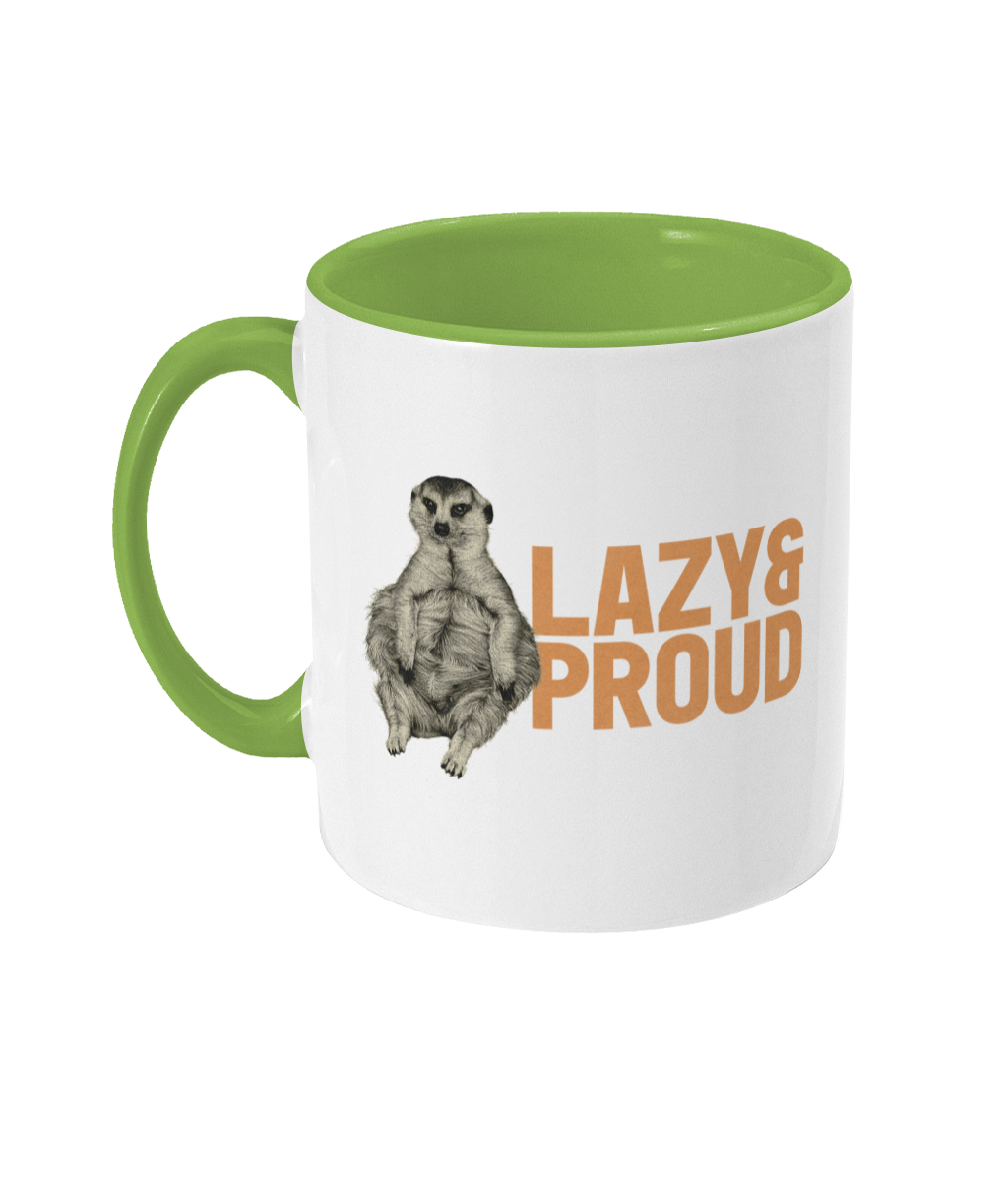 Minki Lazy & Proud Mug (UK and other customers, not US)