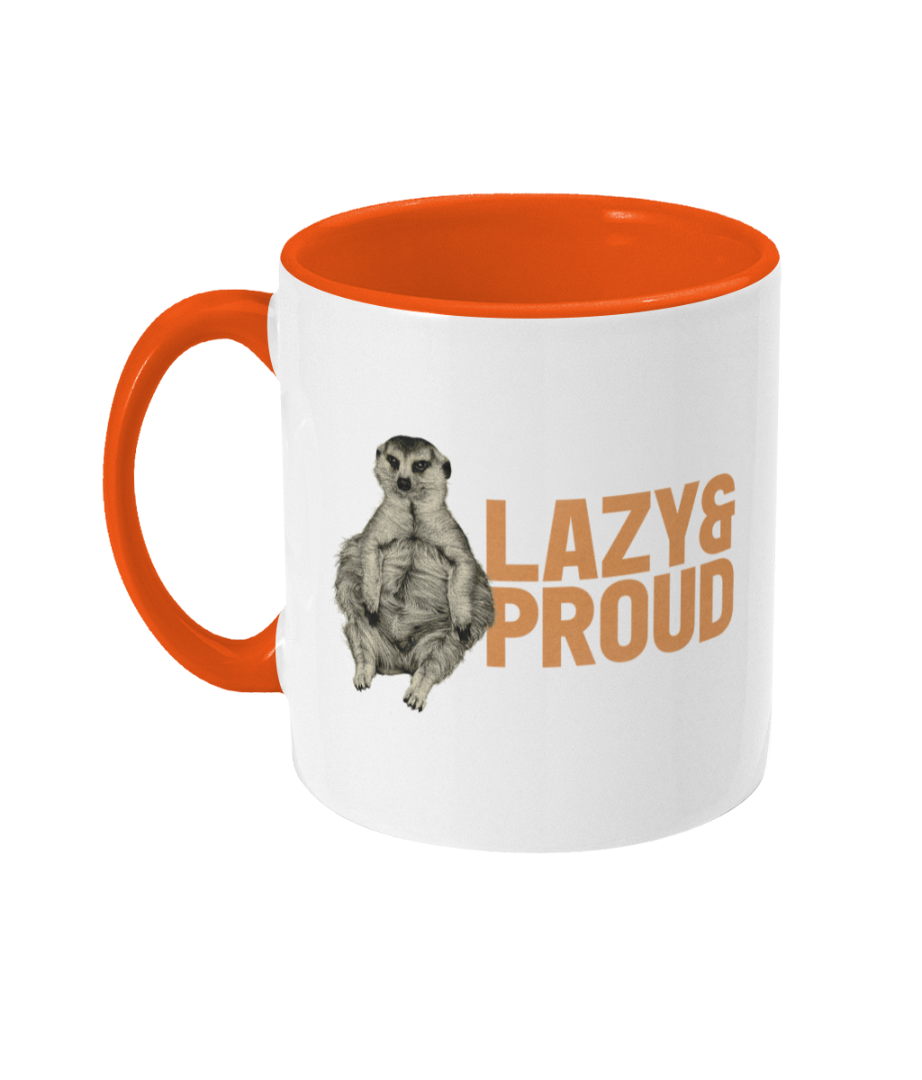 Minki Lazy & Proud Mug (UK and other customers, not US)