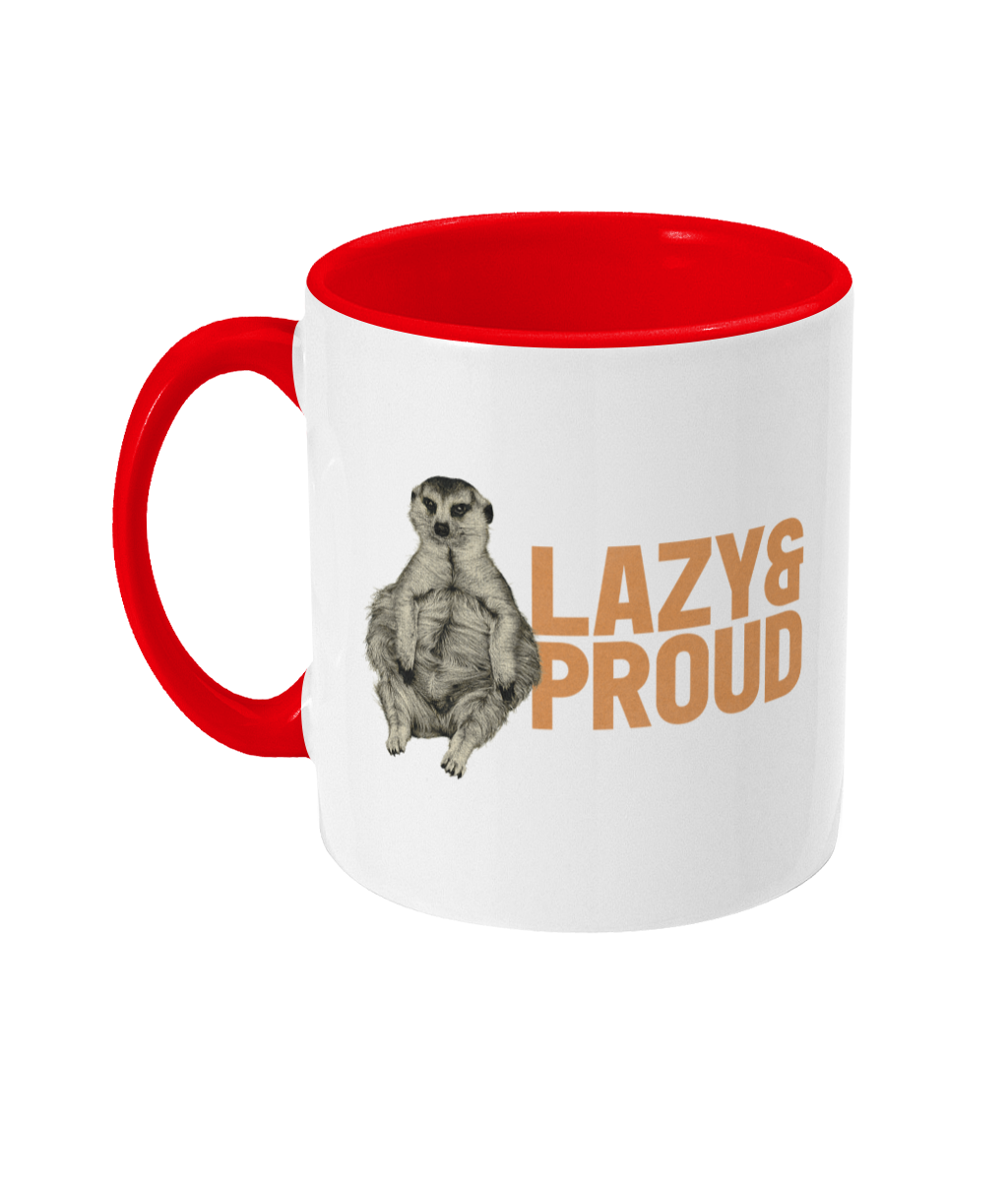 Minki Lazy & Proud Mug (UK and other customers, not US)