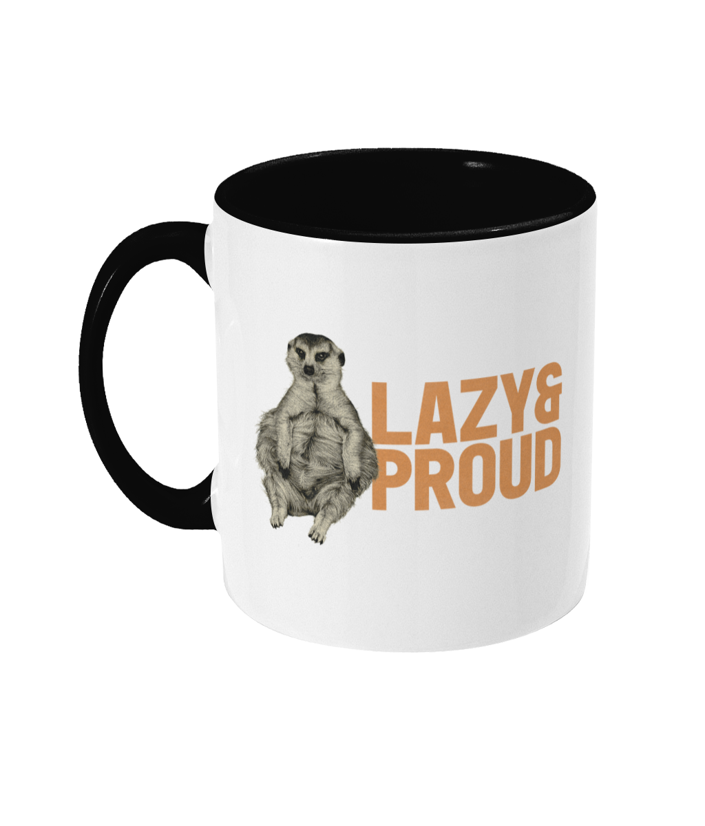 Minki Lazy & Proud Mug (UK and other customers, not US)