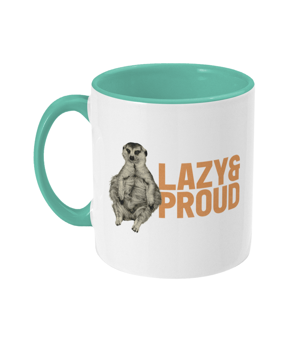 Minki Lazy & Proud Mug (UK and other customers, not US)