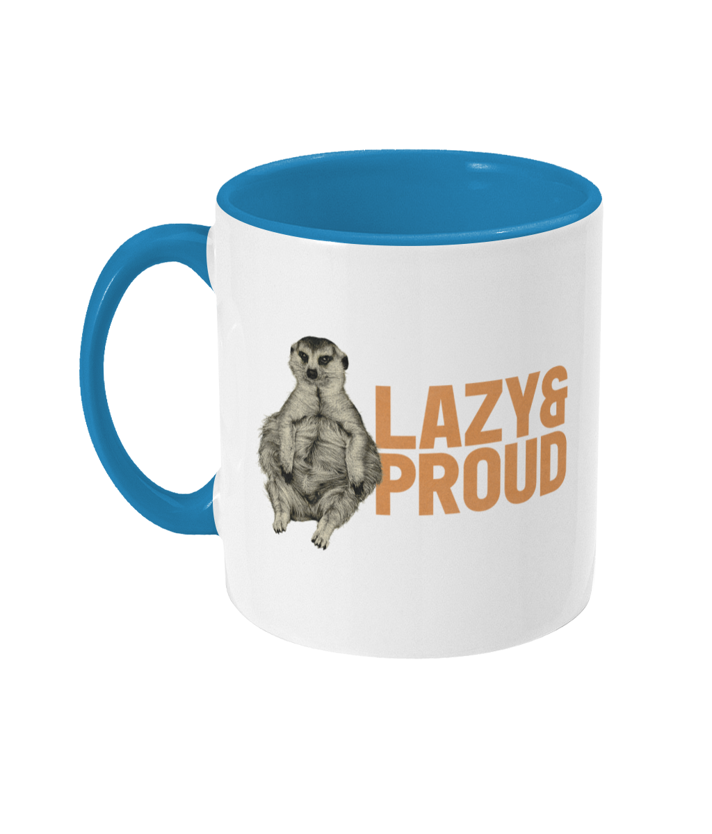 Minki Lazy & Proud Mug (UK and other customers, not US)